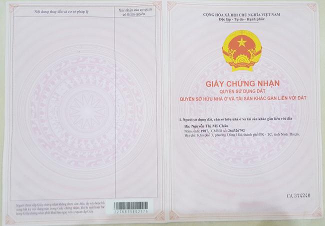 Nhà 1 trệt, 1 lầu, diện tích xây dựng 140m2, diện tích đất 240m2, 580 Triệu