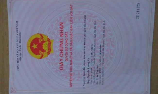 Gia đình cần bán gấp mảnh đất tại tổ 7 Thị trấn thạch hà ,Dt:193m2,LH:01683.889.621