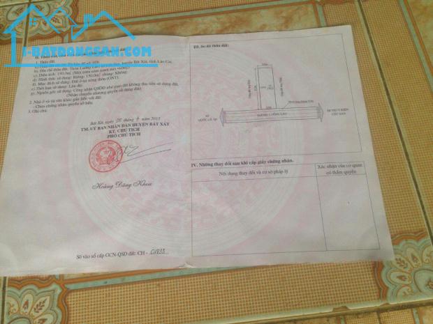 Bán đất Xã Cốc San, Huyện Bát Xát, Lào Cai