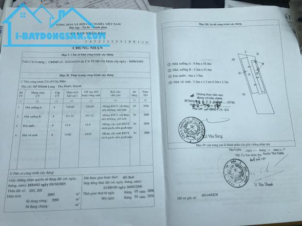 Kẹt tiền cần bán gấp 1 kho , xưởng 2 mặt tiền ở Tân Uyên Dĩ An Bình Dương.