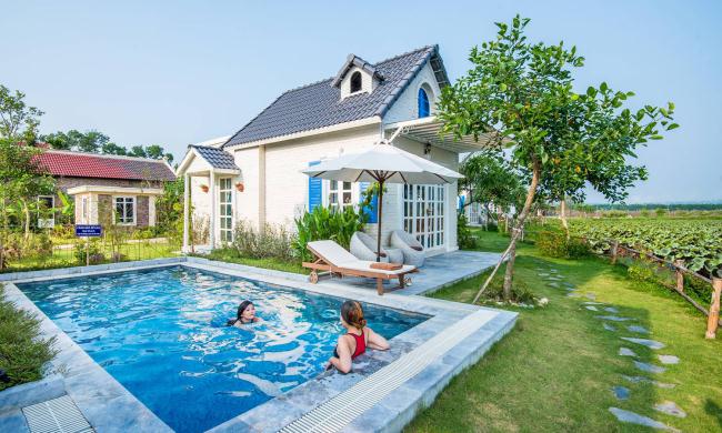 Sở Hữu Ngay Biệt Thự Nghỉ Dưỡng Chỉ Từ 1,8Tỷ Diện Tích 180m2 Có Bể Bơi, Sân Vườn