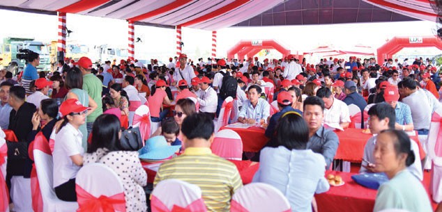 Chợ trung tâm thương mại đối diện khu công nghiệp Giang Điền đón đầu 125 ngàn công nhân