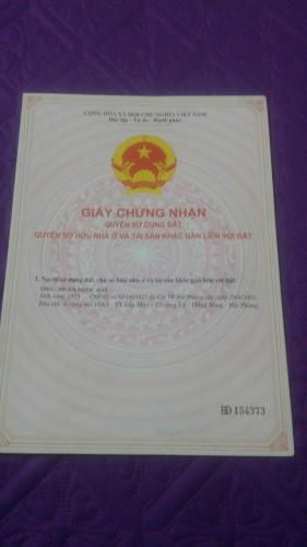 Bán đất tại thôn 5 Xã Bắc Sơn, Huyện An Dương, Thành Phố Hải Phòng
