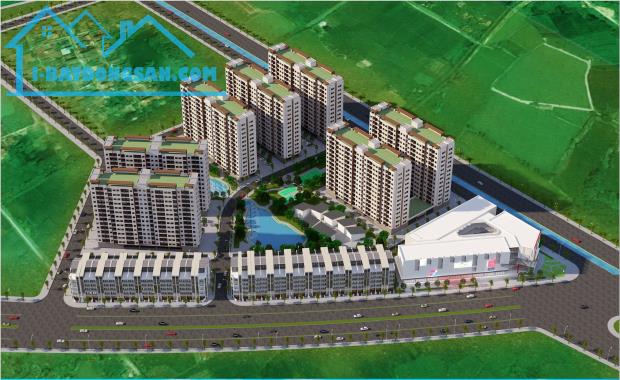 Mở bán đợt đầu chung cư nhà ở xã hội Yên Phong Grandhome nằm giữa 4 KCN lớn, mặt đường 295 - 2
