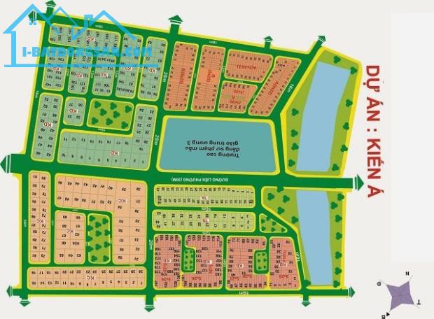 Bán lô đất biệt thự trục đường lớn 20m dự án KDC Kiến Á, phường Phước Long B, Quận 9