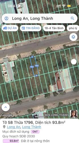 Bán lô đất KDC Tân Hiệp, Long Thành: 5 x 19, giá 1,92 tỷ - 1