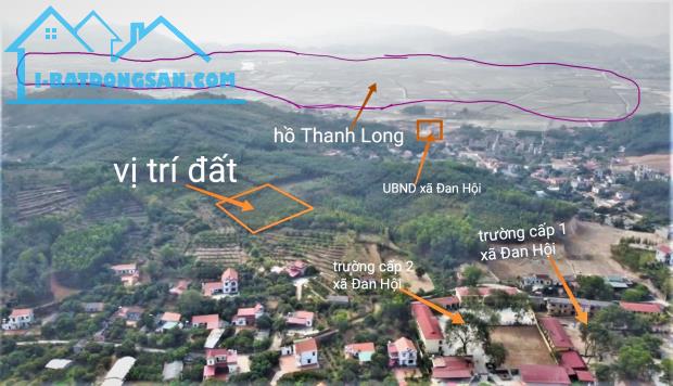 Bán lô đất 2345,7m2 tại xã Đan Hội, Lục Nam, Bắc Giang gần Hồ Thanh Long giá chỉ 650k/m2 - 5
