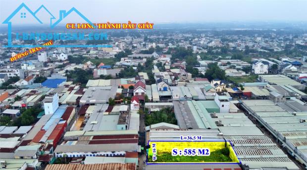 Bán thửa đất 585m2 sẵn 200m2 Thổ Cư nằm sau đường Trần Phú xã Phước Thiền Nhơn Trạch. - 3