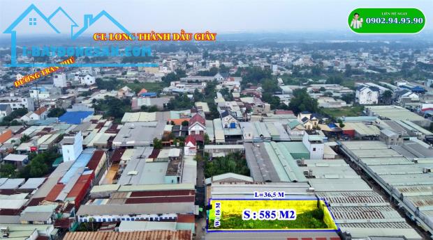 Bán thửa đất 585m2 sẵn 200m2 Thổ Cư nằm sau đường Trần Phú xã Phước Thiền Nhơn Trạch. - 4
