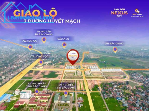 Mở bán đợt 1 đất nền Lam Sơn thành phố Bắc Giang giá hơn 2ty - 3
