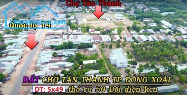 Chính chủ Ngộp bank bán gấp lô đất 120 m2 sát Ngay KCN Đồng Xoài 1 giá chỉ 720 triệu sổ sẵ - 2