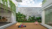 ES House - ngôi nhà có sân trong thoáng mát và phù hợp với gia đình có con nhỏ