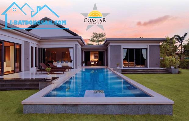 Biệt thự biển Coastar Hồ Tràm gđ 2 dt 660m2 cạnh Casino nội thất cao cấp và hồ bơi