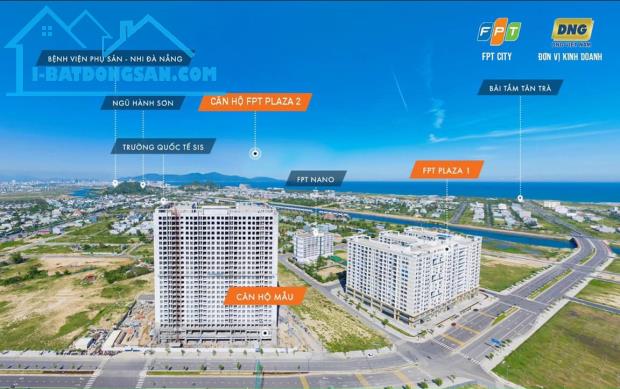 Giá chỉ 400 triệu(30%) vào ở ngay trung tâm FPT City, Căn Hộ FPT Plaza 2 - 2