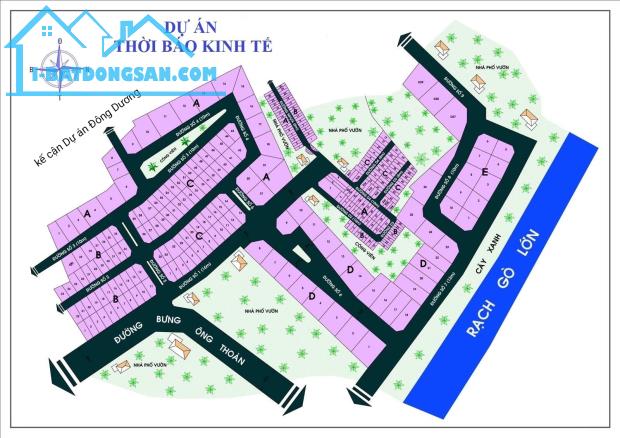 Cần bán nền 427m2 biệt thự KDC Thời báo kinh tế, đường Bưng Ông Thoàn, Q9 (cũ)
