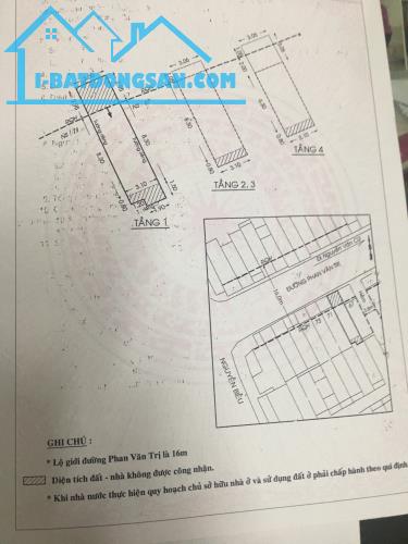 Bán nhà mặt tiền PHAN VĂN TRỊ Quận 5