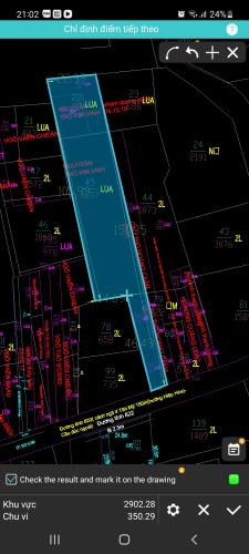 Bán đất 23x150m2 (2562m2),  11.5 tỷ,đường nhựa Tỉnh Lộ 822, Xã Hiệp Hòa, Đức Hòa, Long An.