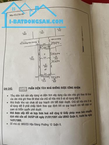 Bán Nhà Hẻm 4m HẬU GIANG  P12 Quận 6. - 2