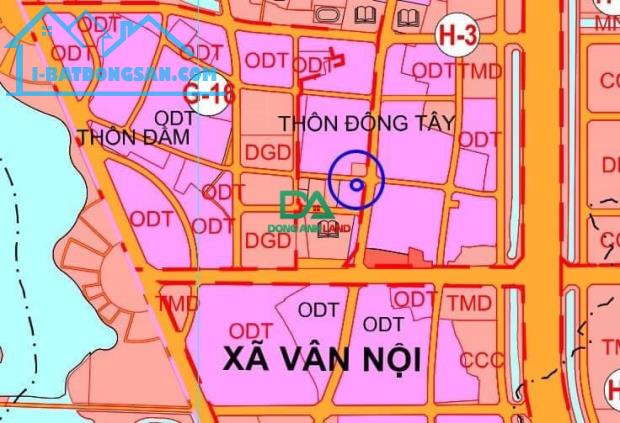 Bán đất xã Vân Nội Đông Anh 290m Thôn Đông Tây đường ô tránh - 3