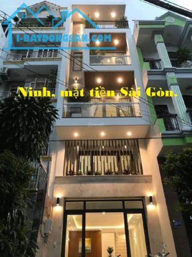 Nhà MT KD Thích Quảng Đức, P4, Phú Nhuận, 70m2, 4 tầng. Ninh mặt tiền.