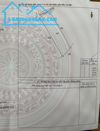 Bán Gấp lô đất đường Quốc Lộ 1A, x.Xuân Hoà, Xuân Lộc, Đồng Nai 800triệu - 4