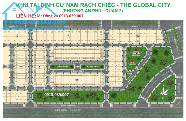 696 Lô Giá Sock Nam Rạch Chiếc, An Phú, Q2 100m2 11 tỷ, Sát The Global City, Lỗ 9 tỷ - 1