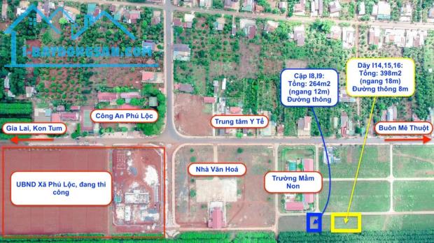 Bán 132m2 đất thổ cư, ngay TTHC Huyện Krong Năng, sát chợ Phú Lộc, giá 668 Tr/Nền - 2