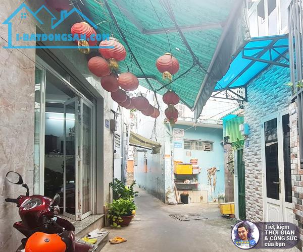 NHÀ 1 XẸT TÔN ĐẢN. 25M2. 3Mx8.5M. HẺM 2,5M. SÁT MẶT TIỀN ĐƯỜNG. KHÔNG QUI HOẠCH - 2