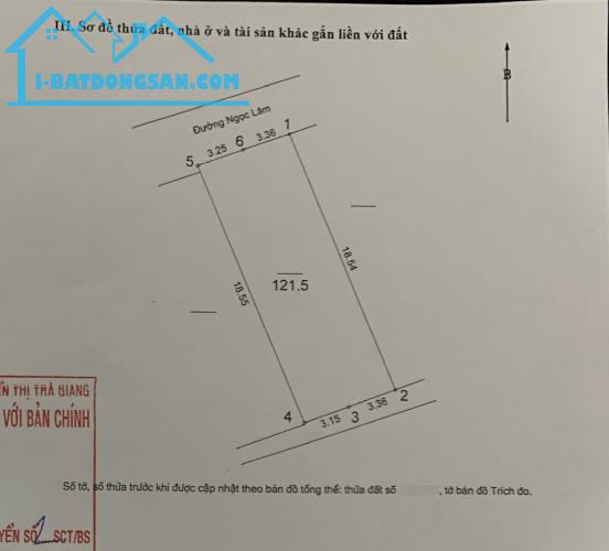 Siêu phẩm mặt phố Ngọc Lâm, Thông số Vàng, Kinh doanh Sầm Uất. DT122m2, mặt tiền 7m.