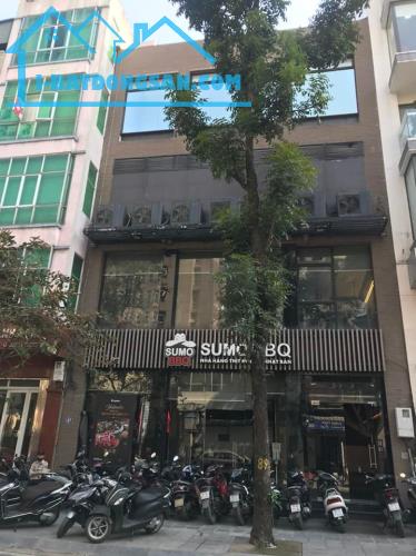 Bán Mặt Phố Hòa Mã, Phố Huế: 190m2, MT 7m, hâu 7.5m, xây 8 tầng thang máy. Đang cho Ngân