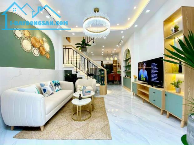 Nhà Gò Vấp, Nguyễn Văn Lượng, Ngang 5 x 16, 4 Tầng, 9 Phòng, Thu Vầ 20 tr.tháng, đúng 8 tỷ - 1