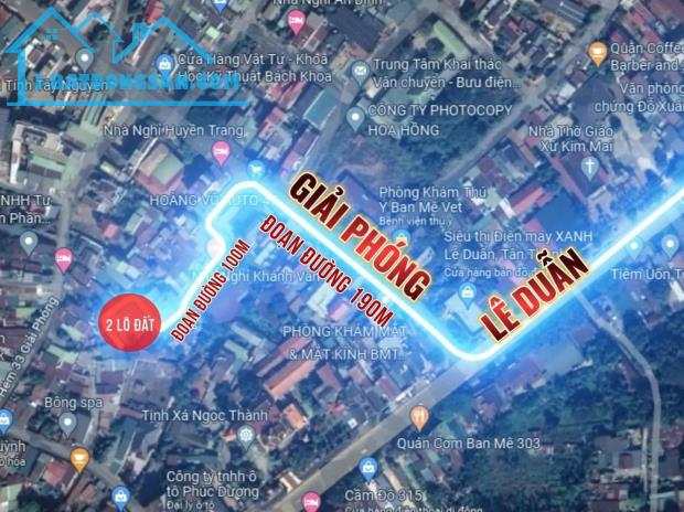 Bán 2Lô Hẻm C1 Giải Phóng P. Tân Thành - Cách Lê Duẫn 200M ( Giá 1tỷ 450tr / lô ) - 2