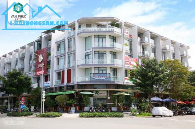 Vạn Phúc city Bán nhà Vị trí đẹp - Góc 2 mặt tiền shophouse [ DT 8m x19m : k/c 4 tầng] Giá - 2