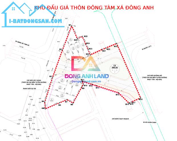 Bán đất đấu giá Thôn Đông Tàm Xá Đông Anh gần dự án Vinhomes Cổ Loa - 11