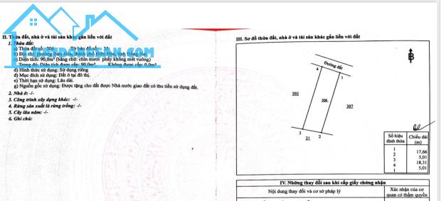 Cần Bán lô đất Bùi Hữu Nghĩa, phường Bửu Hoà, TP.Biên Hoà 2tỷ - 5