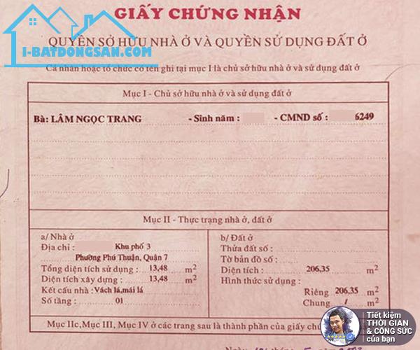 NHÀ TRỌ 4 TẦNG. CĂN GÓC. 160M2. DÒNG TIỀN 540TR/NĂM. HẺM 3.5M. NHÀ MỚI. KHẤU HAO ÍT - 1