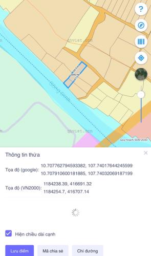Bán 2000m2 đất Tân Bình - TX LaGi sinh lời nhanh 450tr/ sào/ View Sông Dinh