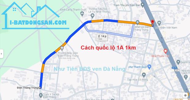 1e bán đất Điện Thắng Nam đường bê tông 5m, ngay ngã 4, giá tốt - 1