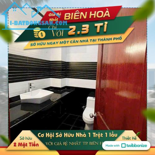 Nhà 1 trệt 1 lầu sổ riêng gần KDC Phú Thịnh