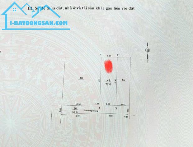 BÁN ĐẤT ĐA TÓN GIA LÂM QUẬN Ô TÔ ĐỖ CỬA DT 100M MT 5.7M GIÁ 5,8TỶ BAO PHÍ SANG TÊN - 2