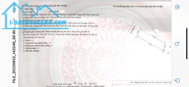 Đất Đẹp Mặt Tiền Hoàng Trọng Mậu, TDP Lại Thế, P. Phú Thượng, TP Huế 98m2 Giá Chỉ 2.55 Tỷ - 2