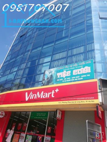 Bán toà nhà VP tại Phúc Lợi, 280m2, MT25m, 7 tầng, 2 thang máy, nhỉnh 50 tỷ