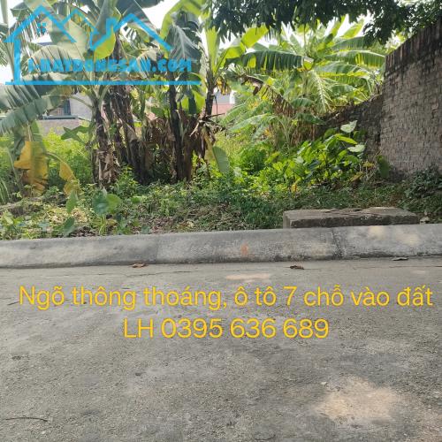 Bán đất đẹp, thông số hoa hậu, đường thông thoáng, ô tô 7 chỗ vào đất, 0395636689 - 3