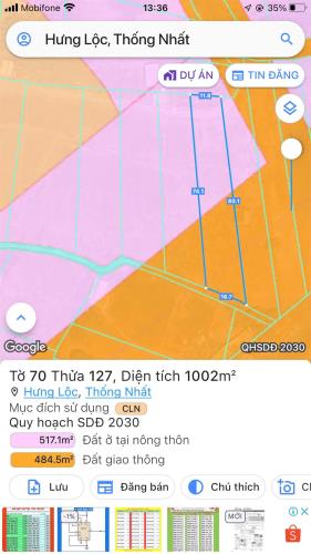 CHÍNH CHỦ Bán Đất Tại Xã Hưng Lộc, Huyện Thống Nhất, Đồng Nai - 2