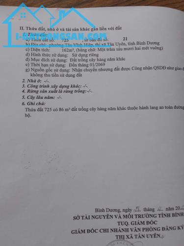 RẺ NHẤT KHU VỰC - CHÍNH CHỦ CẦN BÁN CĂN NHÀ TẠI TÂN PHƯỚC KHÁNH, TÂN UYÊN, BÌNH DƯƠNG - 4