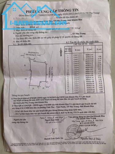 BÁN LÔ ĐẤT CĂN GÓC TẶNG NHÀ CẤP 4 HẺM TÔN THẤT TÙNG VĨNH THỌ NHA TRANG - 3