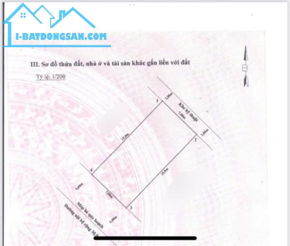 Bán lô đât DT 105 M lô 26 Lê Hồng Phong Ngô Quyền