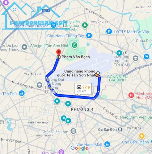 Bán tòa nhà Đường Phạm Văn Bạch - Ngay nhà Ga T 3 Tân Sơn Nhất - 25 tỷ - 1
