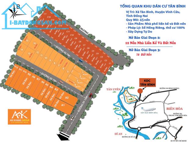 Sở hữu lô đất ở vị trí tuyệt vời ngay tại KDC Tân Bình với diện tích hơn 100m2