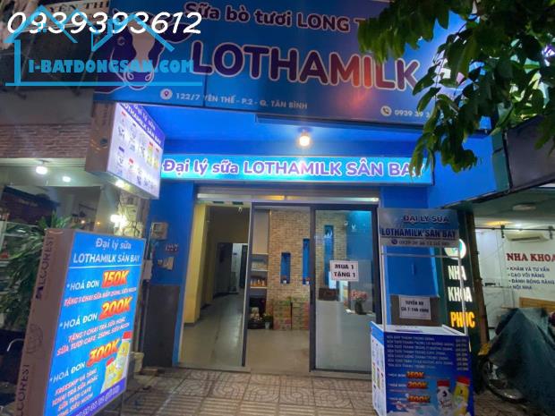 Cần sang lại đại lý sữa tươi Lothamilk khu vực sân bay Tân Sơn Nhất. Mặt tiền đường Bạch